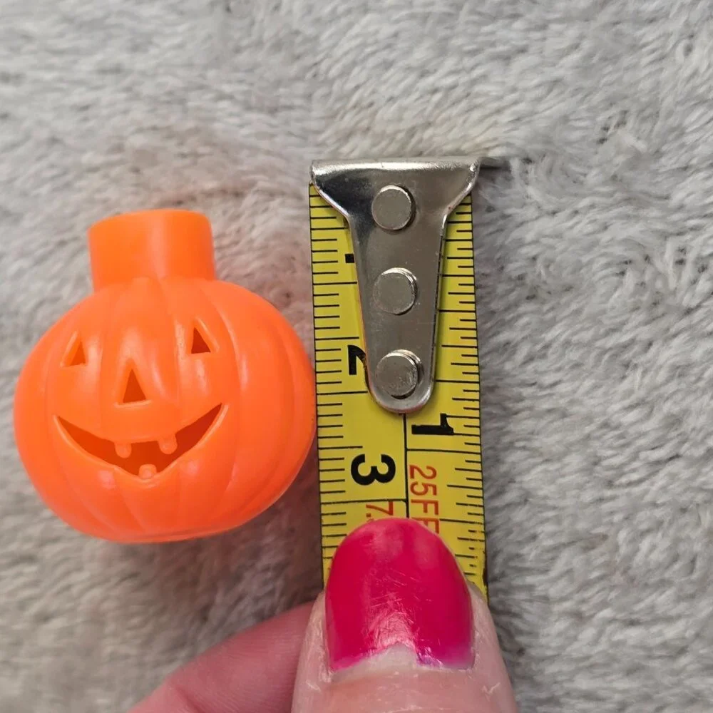 Halloween Pumpkin Light Covers 34 Orange Plastic Jack O Lantern String Lights
